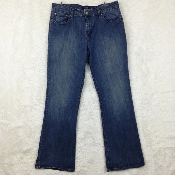 Levi's Womens Jeans San Francisco Boot Cut Blue Denim Bold Curve Classic 16 - Picture 1 of 11